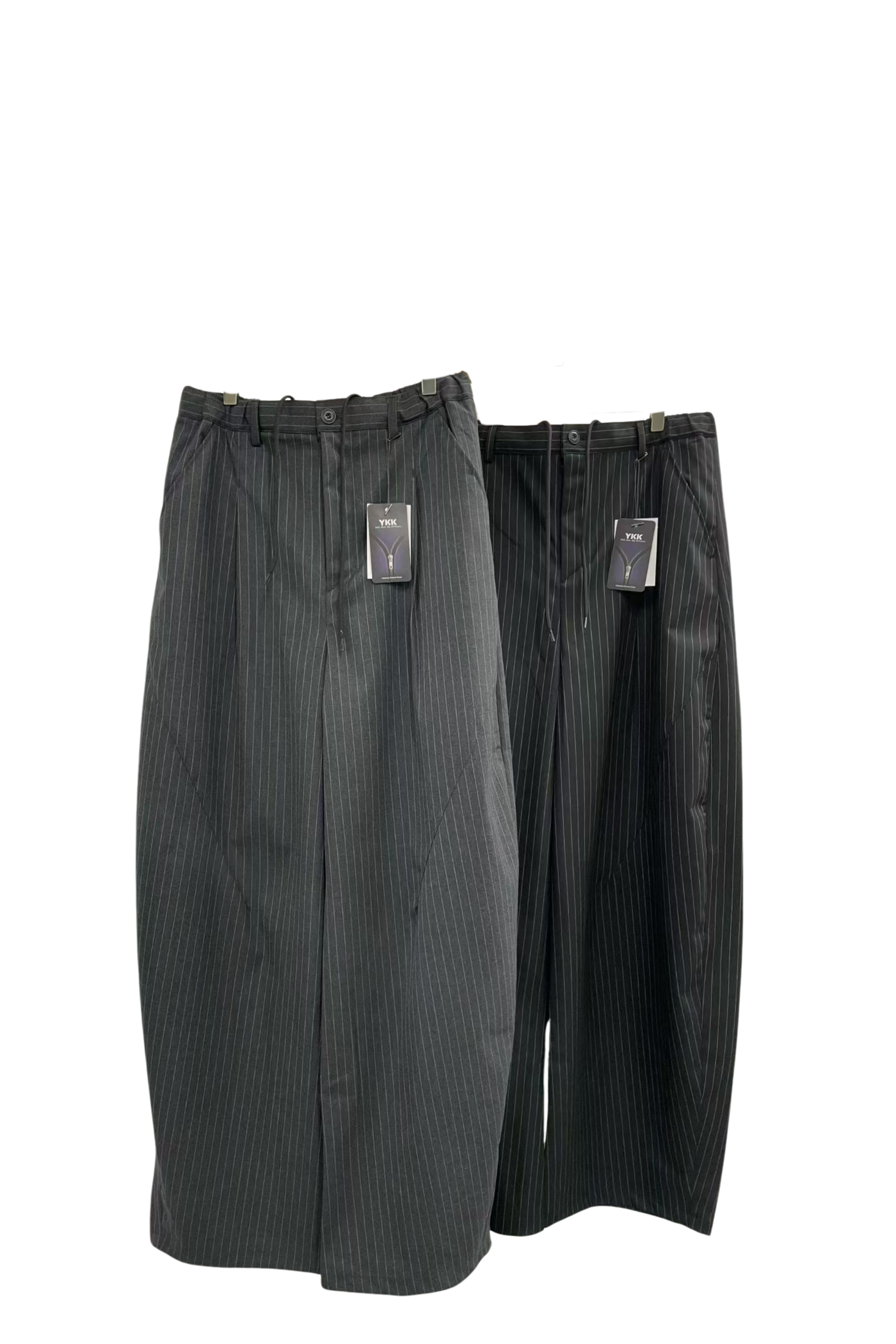 條紋闊腳西褲(兩色)